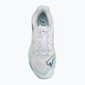 Women's handball shoes PUMA Vantage Nitro Game On puma white/baltic blue/fresh water 5