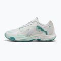 Women's handball shoes PUMA Vantage Nitro Game On puma white/baltic blue/fresh water 8