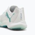 Women's handball shoes PUMA Vantage Nitro Game On puma white/baltic blue/fresh water 13