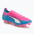 Football boots PUMA Ultra 6 Match FG/AG poison pink/puma wht/sun stream/bright aqua/puma blk