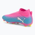 Children's football boots PUMA Ultra 6 Match+ LL FG/AG Jr poison pink/puma wht/sun stream/bright aqua/puma blk 3