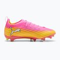 Children's football boots PUMA Ultra 6 Pro Jr FG/AG poison pink/puma wht/sunstream/bright aqua/puma blk 2