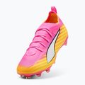 Children's football boots PUMA Ultra 6 Pro Jr FG/AG poison pink/puma wht/sunstream/bright aqua/puma blk 4