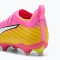 Children's football boots PUMA Ultra 6 Pro Jr FG/AG poison pink/puma wht/sunstream/bright aqua/puma blk 5