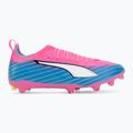 Children's football boots PUMA Ultra 6 Pro Jr FG/AG poison pink/puma wht/sunstream/bright aqua/puma blk 2