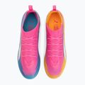 Children's football boots PUMA Ultra 6 Pro Jr FG/AG poison pink/puma wht/sunstream/bright aqua/puma blk 5