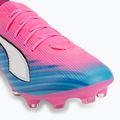 Children's football boots PUMA Ultra 6 Pro Jr FG/AG poison pink/puma wht/sunstream/bright aqua/puma blk 7
