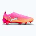 Football boots PUMA Ultra 6 Ultimate FG poison pink/puma wht/sun stream/bright aqua/puma blk 2