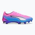 Football boots PUMA Ultra 6 Ultimate FG poison pink/puma wht/sun stream/bright aqua/puma blk 3