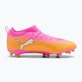 Children's football boots PUMA Ultra 6 Match FG/AG Jr poison pink/puma wht/sun stream/bright aqua/puma blk 2