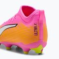 Children's football boots PUMA Ultra 6 Match FG/AG Jr poison pink/puma wht/sun stream/bright aqua/puma blk 7
