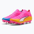 Football boots PUMA Ultra 6 Match + FG/AG poison pink/puma wht/sun stream/bright aqua/puma blk 4