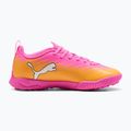 Children's football boots PUMA Ultra 6 Play TT Jr poison pink/puma wht/sun stream/bright aqua/puma blk 2