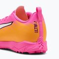 Children's football boots PUMA Ultra 6 Play TT Jr poison pink/puma wht/sun stream/bright aqua/puma blk 6