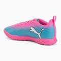 Children's football boots PUMA Ultra 6 Play TT Jr poison pink/puma wht/sun stream/bright aqua/puma blk 3