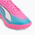 Children's football boots PUMA Ultra 6 Play TT Jr poison pink/puma wht/sun stream/bright aqua/puma blk 7