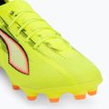 Football boots PUMA Ultra 6 Pro Jr FG/AG yellow alert/puma black/glowing red/lime squeeze 7