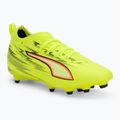 Children's football boots PUMA Ultra 6 Match FG/AG Jr yellow alert/puma black/glowing red/lime squeeze