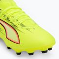 Children's football boots PUMA Ultra 6 Match FG/AG Jr yellow alert/puma black/glowing red/lime squeeze 7