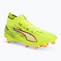 Football boots PUMA Ultra 6 Match + FG/AG yellow alert/puma black/glowing red/lime squeeze