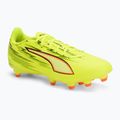 Football boots PUMA Ultra 6 Play FG/AG yellow alert/puma black/glowing red/lime squeeze