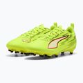 Children's football boots PUMA Ultra 6 Play FG/AG Jr yellow alert/puma black/glowing red/lime squeeze 9