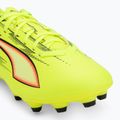 Children's football boots PUMA Ultra 6 Play FG/AG Jr yellow alert/puma black/glowing red/lime squeeze 7