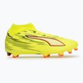 Football boots PUMA Ultra 6 Play+ FG/AG yellow alert/puma black/glowing red/lime squeeze 2