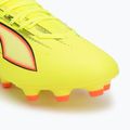 Football boots PUMA Ultra 6 Play+ FG/AG yellow alert/puma black/glowing red/lime squeeze 7