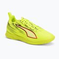Children's football boots PUMA Ultra 6 Play IT Jr yellow alert/puma black/glowing red/lime squeeze