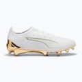 Football boots PUMA Ultra 6 Ultimate FG puma white/metallic gold/puma black 9