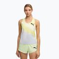Women's running shirt PUMA Lightspeed Ultraweave Graphic Singlet silver mist