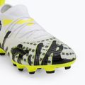 Children's football boots PUMA Future 9 Match Creativity Fg/Ag Jr yellow alert/mint jelly/puma white/puma black 7