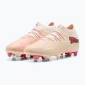 Football boots PUMA Future 9 Ultimate FG sugared almond/puma white/ultra red/puma black 3