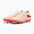 Football boots PUMA Future 9 Match MxSG sugared almond/puma white/ultra red/puma black 4