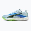 Handball shoes PUMA Accelerate Nitro SQD 5 aqua glow/puma black/green glare/royal sapphire