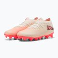 Children's football boots PUMA Future 9 Pro FG/AG Jr sugared almond/puma white/ultra red/puma black 3