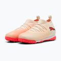 Children's football boots PUMA Future 9 Match TT+ Mid Jr sugared almond/puma white/ultra red/puma black 3