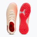 Children's football boots PUMA Future 9 Match TT+ Mid Jr sugared almond/puma white/ultra red/puma black 5