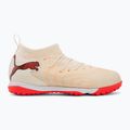 Children's football boots PUMA Future 9 Match TT+ Mid Jr sugared almond/puma white/ultra red/puma black 2
