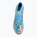 Football boots PUMA Future 9 Ultimate Advanced Level FG puma white/blue glimmer/pink glimmer/yellow alert 5