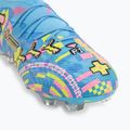 Football boots PUMA Future 9 Ultimate Advanced Level FG puma white/blue glimmer/pink glimmer/yellow alert 7