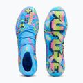 Football boots PUMA Future 9 Ultimate Advanced Level FG puma white/blue glimmer/pink glimmer/yellow alert 5