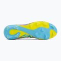 Football boots PUMA Future 9 Match Advanced Level FG/AG puma white/blue glimmer/pink glimmer/yellow alert 4