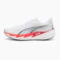 Men's running shoes Puma Velocity Nitro 5 puma white/ultra red