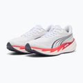 Men's running shoes Puma Velocity Nitro 5 puma white/ultra red 3