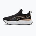 Women's shoes PUMA Softride Sabrina Polished Chrome puma black/puma white/puma gold