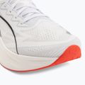 Men's running shoes Puma Deviate Pure Nitro puma white/ultra red 7