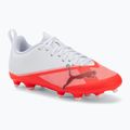 Children's football boots Puma Ultra 7 Play FG/AG Jr Ultra Red/Puma Black/Puma White