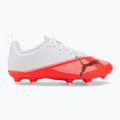 Children's football boots Puma Ultra 7 Play FG/AG Jr Ultra Red/Puma Black/Puma White 2